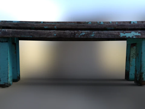 Bench park 3D Model