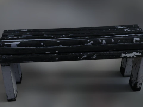 Bench park 3D Model