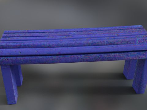 Bench park 3D Модель