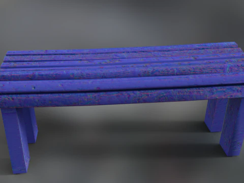 Bench park 3D Model
