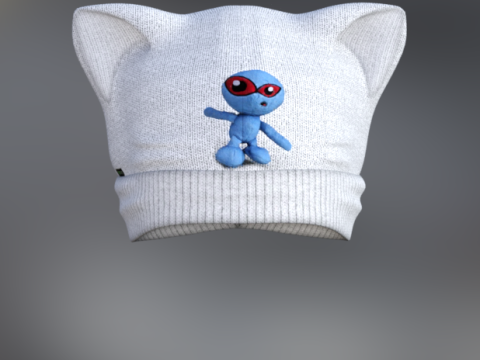 Cap unissex 3D 模型