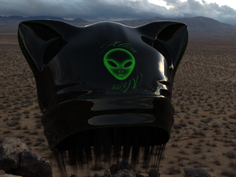 Cap unissex 3D 模型