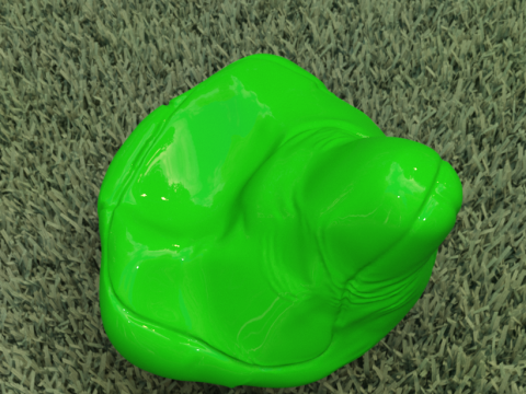 Beanbag poof christmas 3Dモデル
