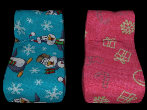 Zitzakmeubels Kerstmis 3D Model