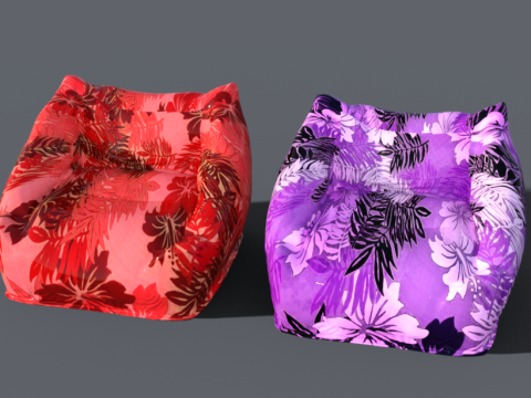 Beanbags chair 3D Model