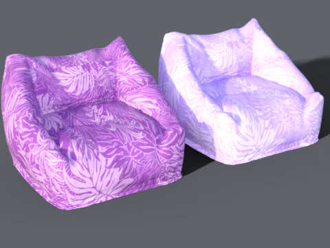 Beanbags chair 3D Model