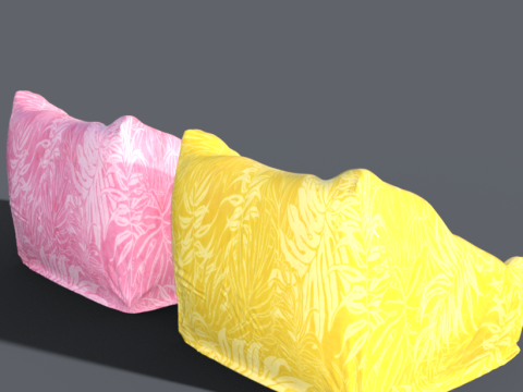 Beanbags chair 3D Model