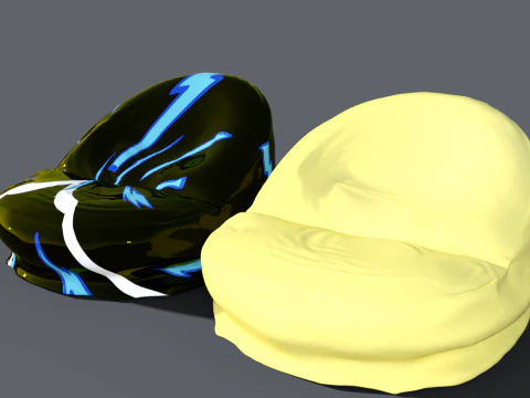 Bean bag 3D Model