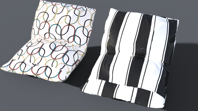Bean Bags chair 3D-Modell .c4d .max .obj .3ds .fbx .stl .blend 