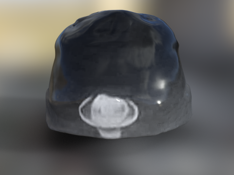 Beanie theme halloween skull Low-poly 3D 模型