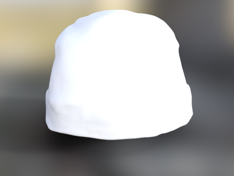 Beanie theme halloween skull Low-poly 3D 模型