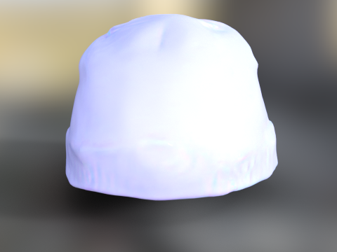 Beanie theme halloween skull Low-poly 3D 模型