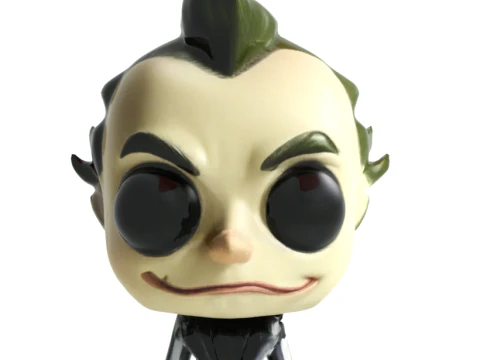 Chibi style version of Beetlejuice 3D Model