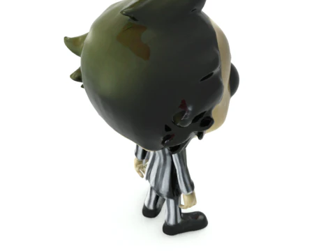 Chibi style version of Beetlejuice 3D Model