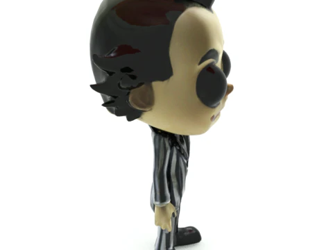 Chibi style version of Beetlejuice 3D Model