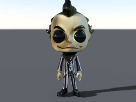 Chibi style version of Beetlejuice 3D 模型