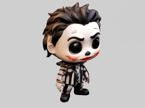 Beetlejuice chibi 3D मॉडल