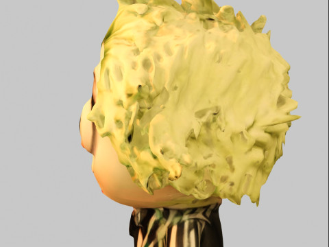Beetlejuice Doll Chibi 3D-Modell