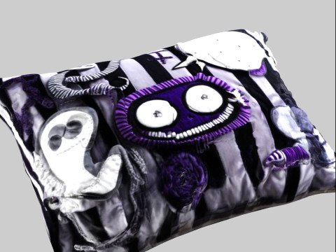 Beetle Stripes Pillow 3D Модель