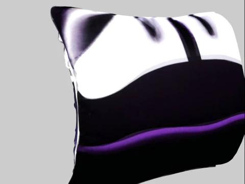 Beetle Stripes Pillow 3D Model