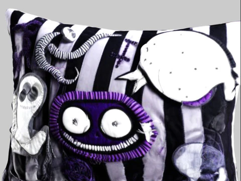 Beetle Stripes Pillow 3D Model