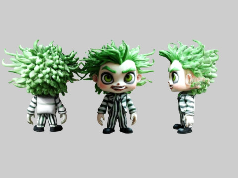 Beetlejuice chibi Colection 3D मॉडल