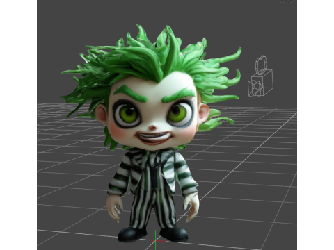 Beetlejuice chibi Colection 3D 模型