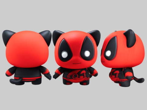 Deadpool Kitty 3D 模型