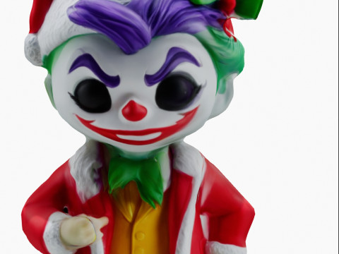 Christmas Joker chibi 3D 模型