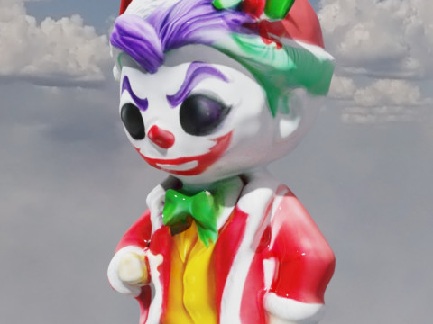 Christmas Joker chibi 3D 模型