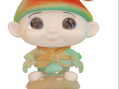 Gnomo chibi 3D Модель