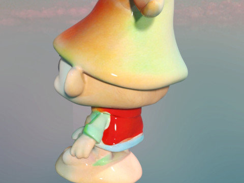 Gnomo chibi Model 3D