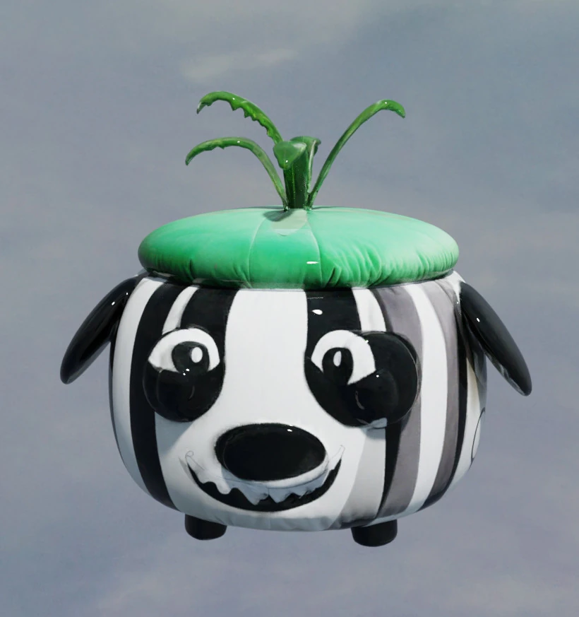 Puff Kid Beetlejuice 3D Model .c4d .max .obj .3ds .fbx .stl .blend 
