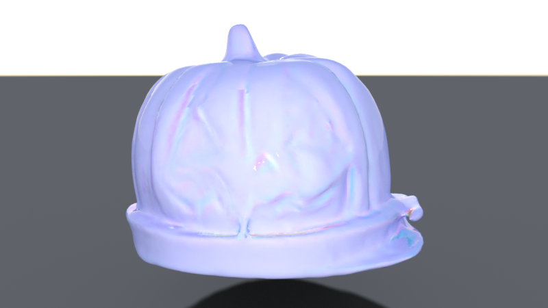 Pumpkin hat 3D Model .c4d .max .obj .3ds .fbx .stl .blend 