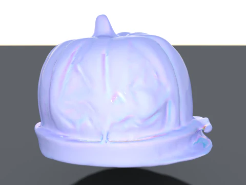 कद्दू की टोपी 3D मॉडल