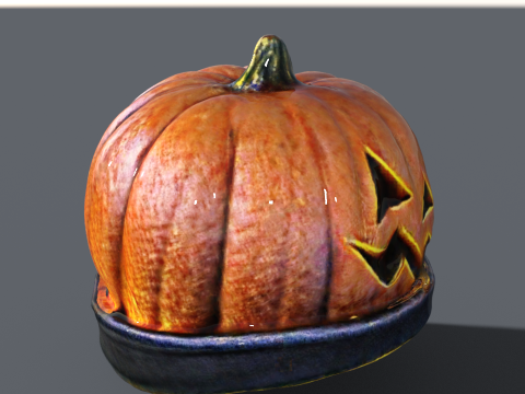 Pumpkin hat 3D Model