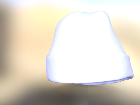 Halloween Theme beanie 3D मॉडल