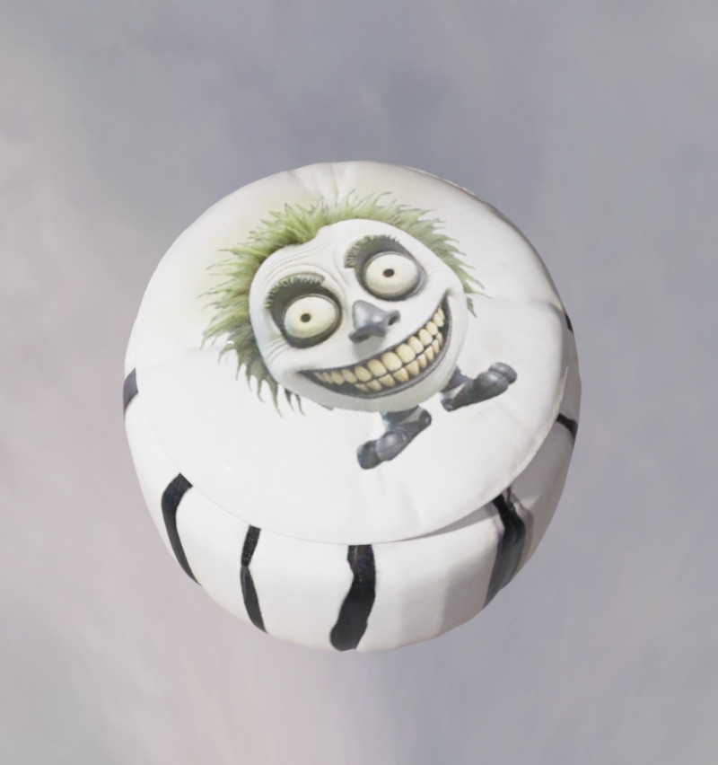 Beetlejuice Puff Ottoman 3D 모델 .c4d .max .obj .3ds .fbx .stl .blend 