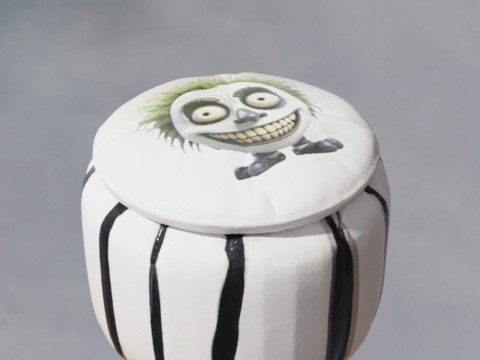 Beetlejuice Puff Ottoman 3D 모델