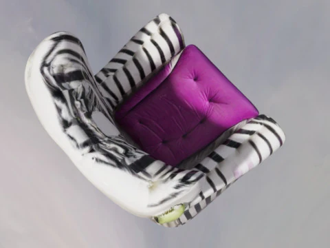 BeetleJuice Suit Armchair 3D Model