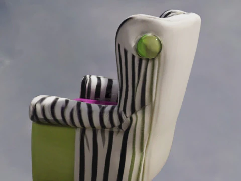 BeetleJuice Suit Armchair 3D Model
