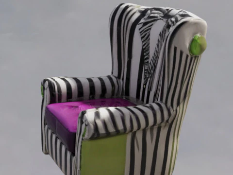 BeetleJuice Suit Armchair 3D Model