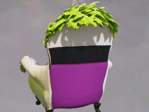 Armchair kidBeetlejuice 3D Model