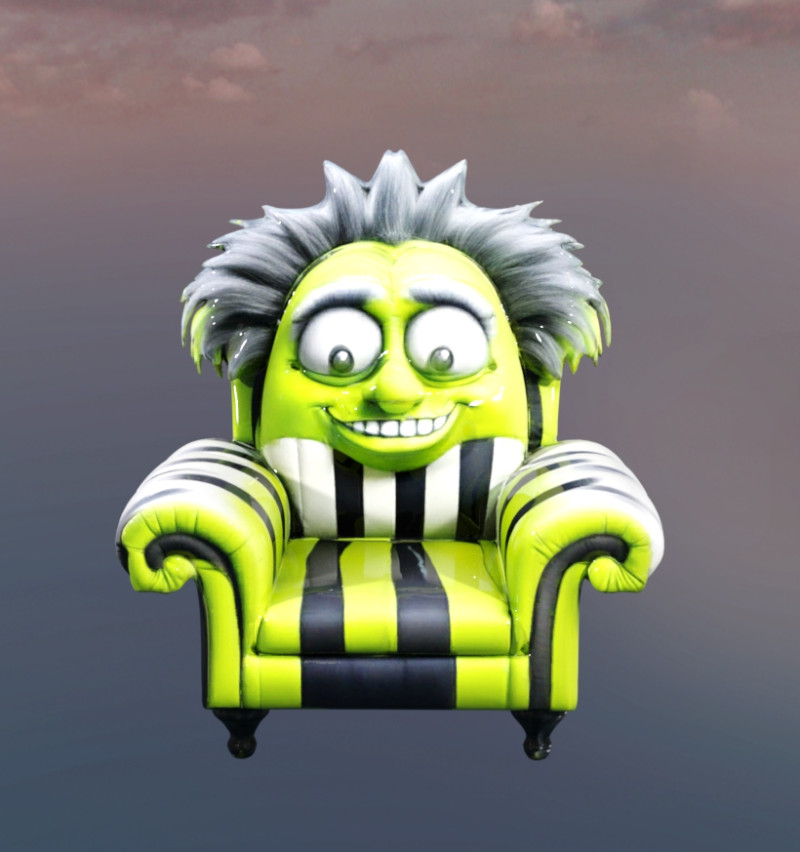 Armchair Beetlejuice Theme 3Dモデル .c4d .max .obj .3ds .fbx .stl .blend 