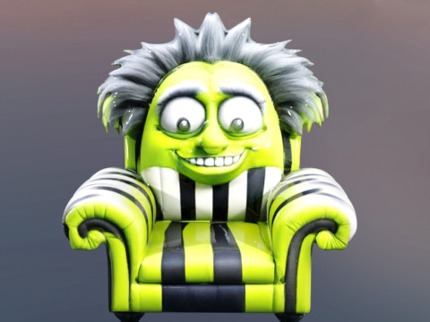 Armchair Beetlejuice Theme 3D 模型
