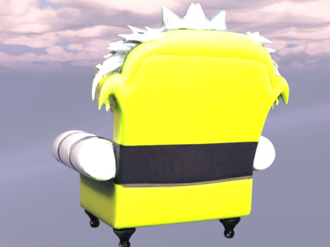 Armchair Beetlejuice Theme 3Dモデル