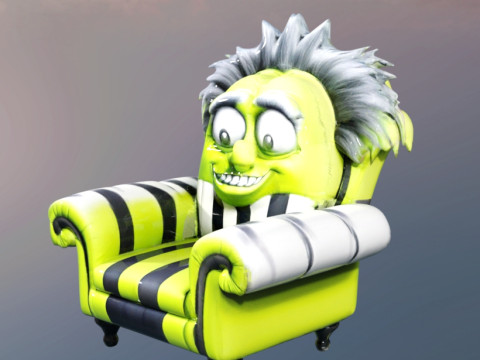 Armchair Beetlejuice Theme 3Dモデル