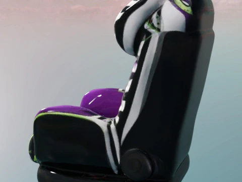 Baby Car Seat Beetlejuice 3D Model