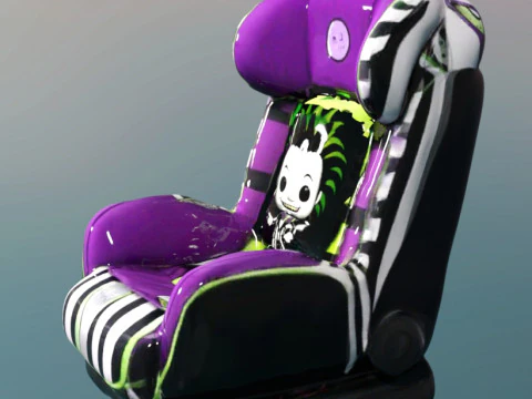 Baby Car Seat Beetlejuice 3D Model