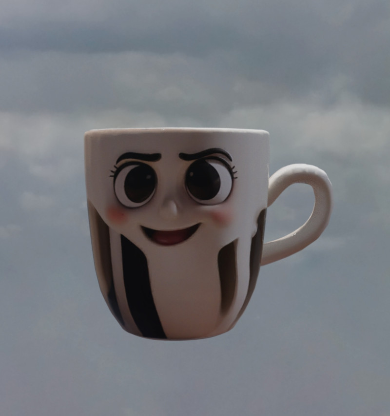 Happy Coffee Cup Beet Modèle 3D .c4d .max .obj .3ds .fbx .stl .blend 